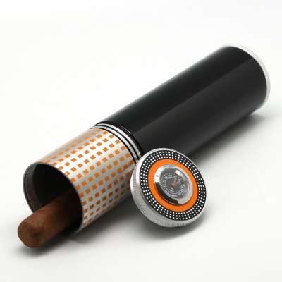 promotion cigar aluminum tube smoking gift set wholesale for 3cigars  holder