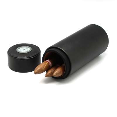 Promotion leather cigar tube smoking gift set wholesale