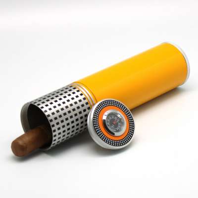 promotion cigar aluminum tube smoking gift set wholesale for 3cigars holder